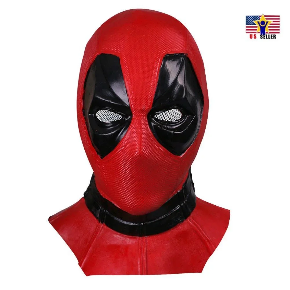 Diona J Deadpool America Helmet Latex Rubber Horror Scary Mask Halloween…